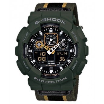 ✅Ori Casio G-Shock Ga-100Mc-3Adr Bisa Gojek