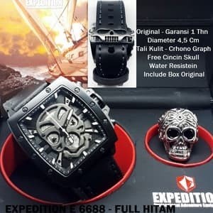 ✅Sale Jam Tangan Expedition E6688 Mc Man E 6688 Mc Man Full Black Original Terbaru