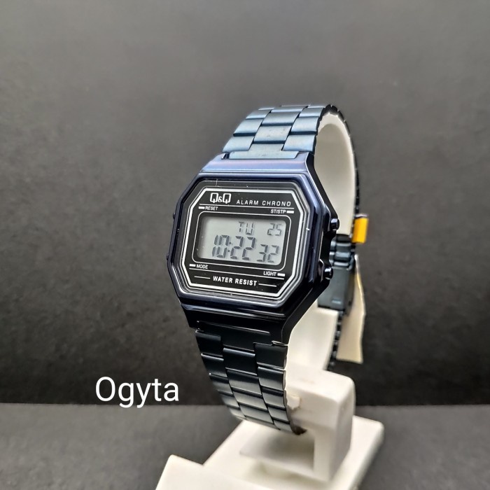 ✅Ori QQ Qq Digital Vintage Jam Tangan Wanita Rantai M173J007Y Original Berkualitas