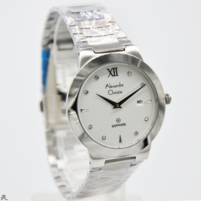 ✅New Alexandre Christie Ac 8569 Silver Original Limited