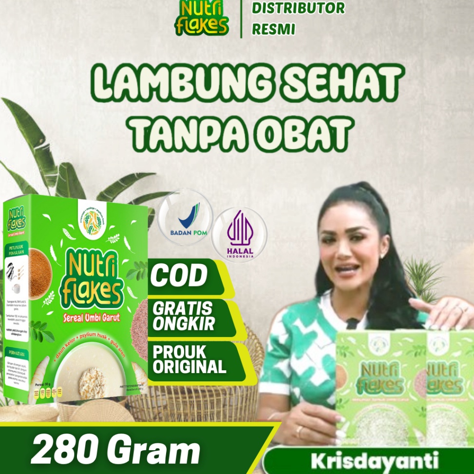 

Import Terlaris NUTRIFLAKES 100% ORIGINAL | Ori Official Store Asli Sereal Asam Lambung NUTRIFLAKES-Nutriflakes Umbi Garut Asam Lambung- Sereal Umbi Garut Bantu Sembuhkan Asam Lambung, Maag Gerd-Aman Halal Dan Bpom- 