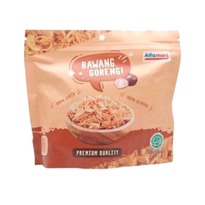 

Bawang Goreng Premium Quality Alfamart 60g