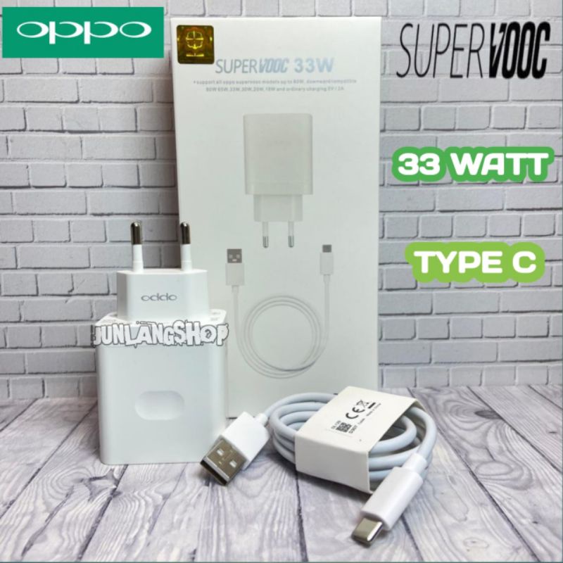Charger Carger Casan OPPO 33Watt ORI A57(2022) A76 A96 A77S A95 Reno7Z Reno8 4G Reno 8Z 5G Reno8T 4G