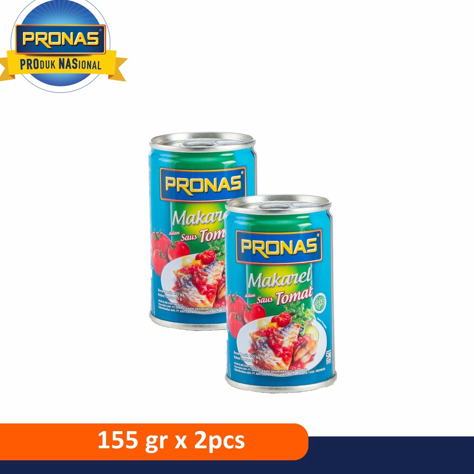 

COD PRONAS Mackerel dalam Saus Tomat 155 g Bundling 2 pcs !!!