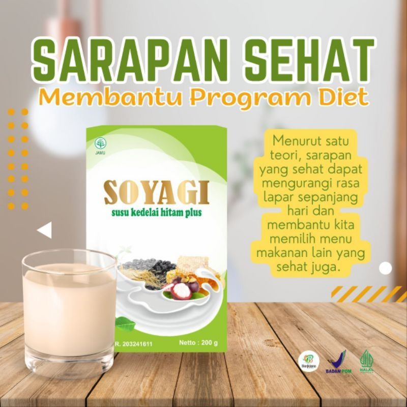 

susu diet alami penunda lapar SOYAGI susu kedelai