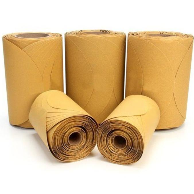 Amplas Bulat 5 inch 3M Stikit Gold Paper Disc Roll 216U Grit 80