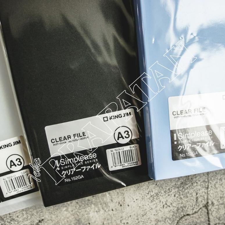 

Special - Clear Holder A3 / Clear File Simplease A3 King Jim 152GA isi 20 Lembar