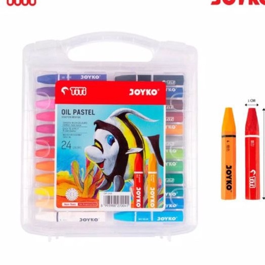 

[W25☼) KRAYON TITI 24 WARNA OIL PASTEL / CRAYON JOYKO 24 W..