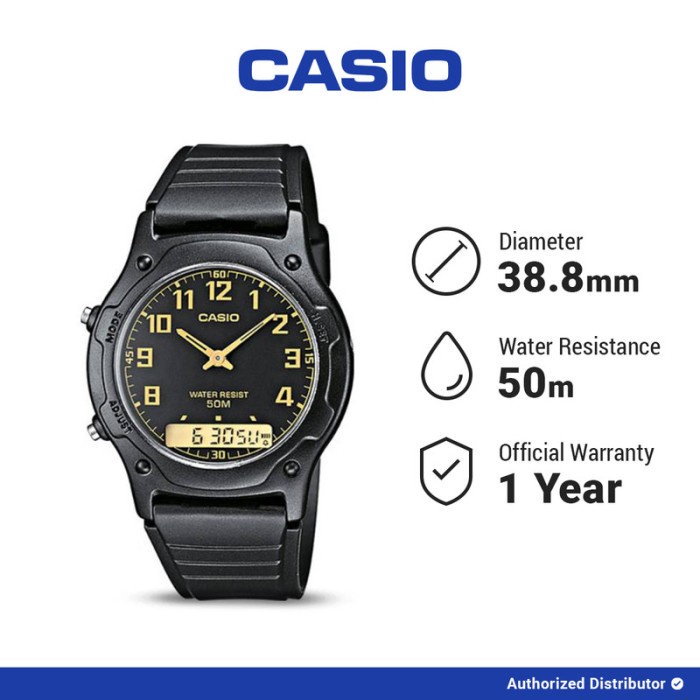 [READY INSTANT] Casio Original AW-49H-1BVDF Jam Tangan Pria