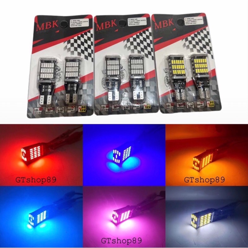 LED SUPER BRIGHT - SEIN DAJJAL T10 T15 W16W CANBUS SENJA SEIN MUNDUR 45 TITIK SEN DAJJAL T10 45 LED 