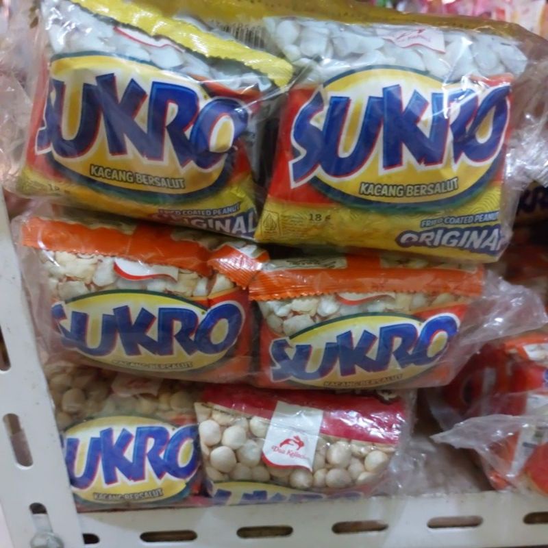 

Kacang Sukro 1 renceng isi 10 pcs