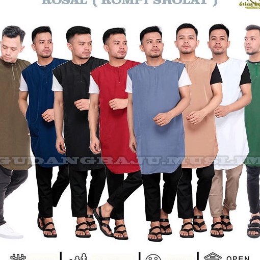 [V-32V❣] Rosal / rompi shalat / baju sholat pria / rompi sholat pria / rompi shalat pria / baju romp
