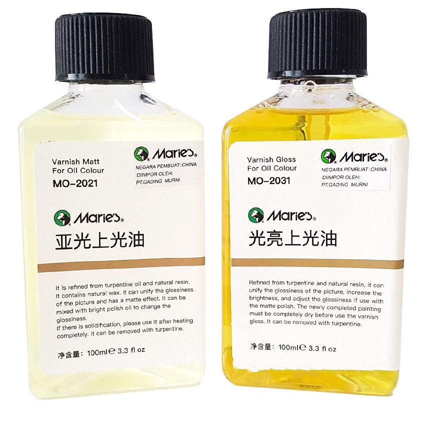 

[U41-☛> MARIES OIL VARNISH 100ML GLOSSY / MATT MO-2021 MO-2031♫.!
