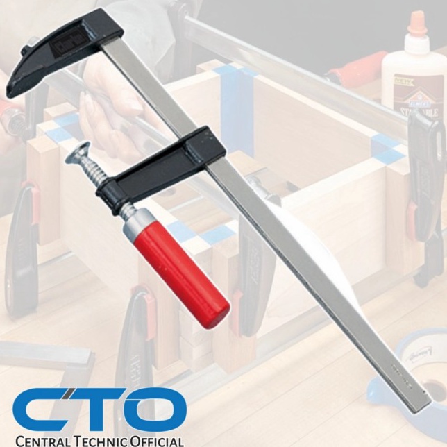 Clamf F Klem Kayu Panjang 50 Cm Klem F Press Catok Kayu 50 x 400 Mm ღbhb【