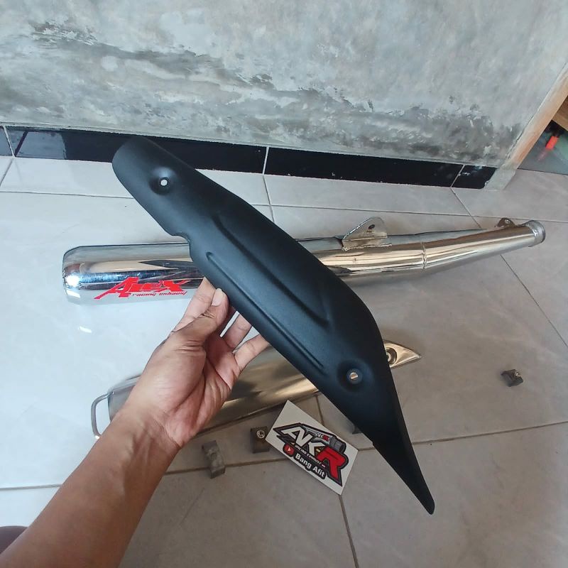 Tameng knalpot rx king peredam modifikasi buat modifikasi knalpotmu biar kaya peredamBonus duduukan.