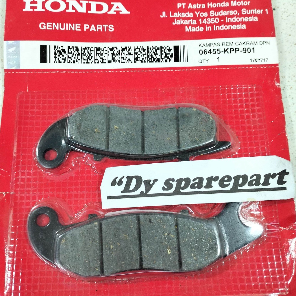 Dispad belakang supra x 125 kampas rem belakang supra x 125 KPP