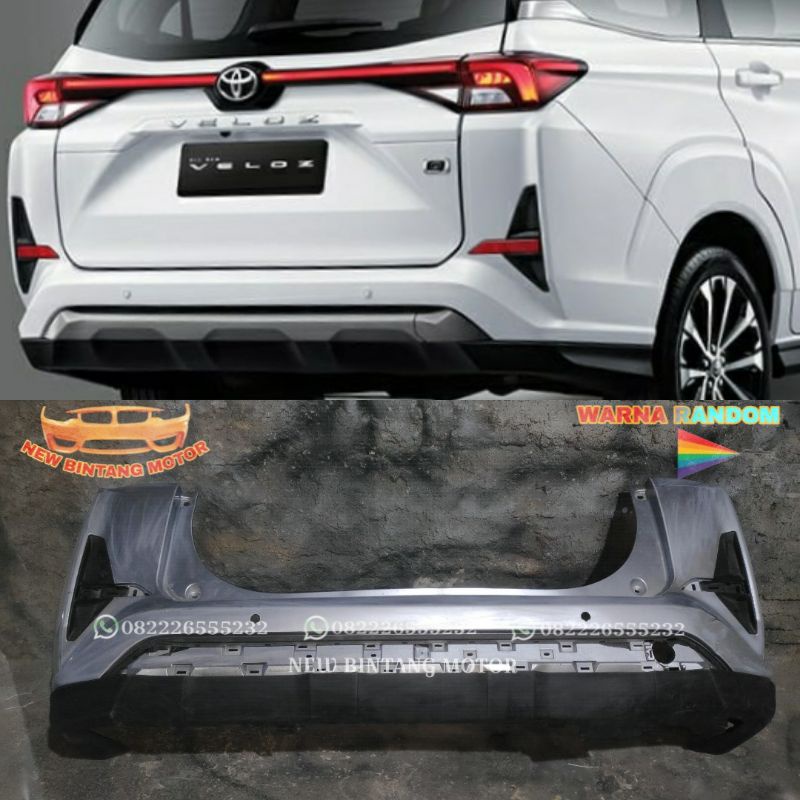 Bumper belakang avanza veloz 2022 2023 original