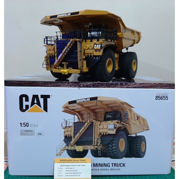 DIECAST MINIATUR CATERPILLAR CAT 797F MINING - TIER 4 DM 85655 (1:50)