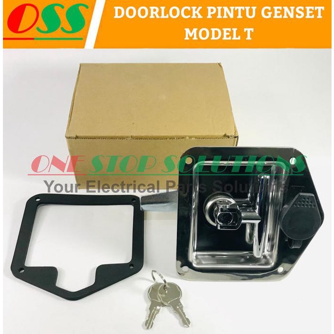 Doorlock Pintu Genset Model T Untuk Genset Sparepart Genset