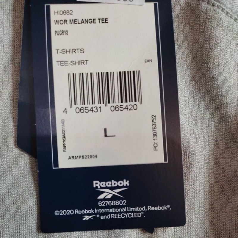 Kaos Reebok Wor Melange Tee