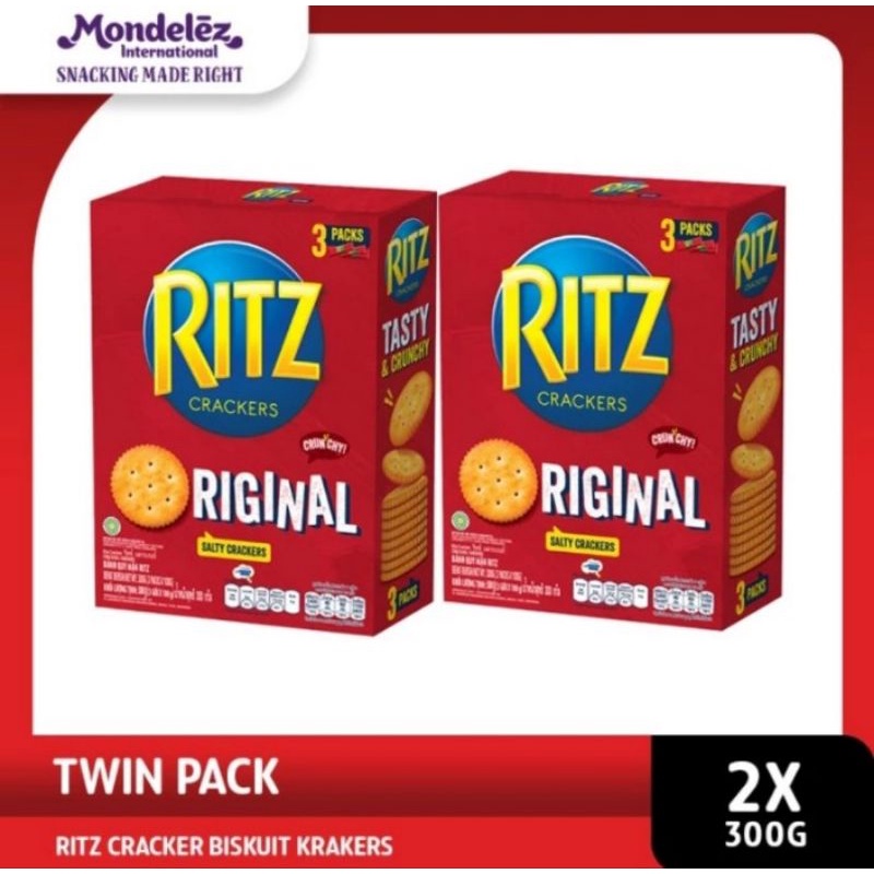 

Ritz Cracker Biskuit Krakers Original 300g Paket 2 Pc