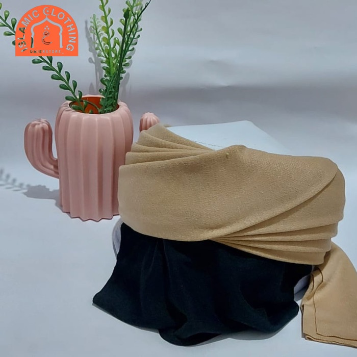 Sorban PECI IMAMAH PERMANEN ANAK WARNA COKLAT SUSU I SORBAN PERMANEN - COKLAT SUSU, 1(R3R9) Sorban K