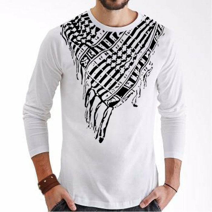 Sorban SORBAN LONG BLACK kaos distro muslim kaos kaos pria kaos desain keren - Putih, L(P4C0) BEST S