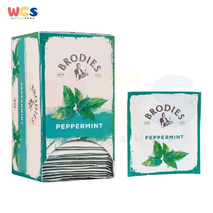 

Brodies 1867 Peppermint Cut Leaf Herbal Tea Refreshing Green 20s x 2g Best Seller