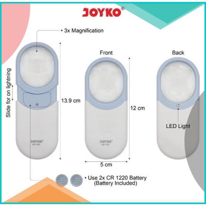 

Kaca Pembesar JOYKO MF-200 Magnifier KUALITAS BAGUS 20JVLZ3 parts