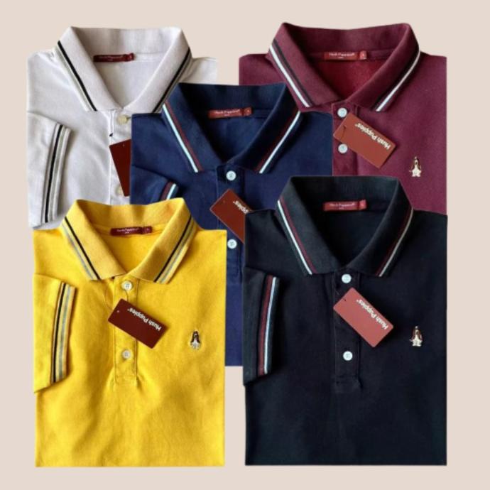 Polo Shirt Hush Puppies Baju Kerah Krah Berkerah Kaos Polo Pria Polos