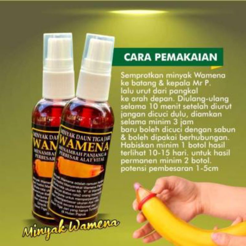 daun 3 jari Wamena pembesar permanen pria kuat dan tahan lama