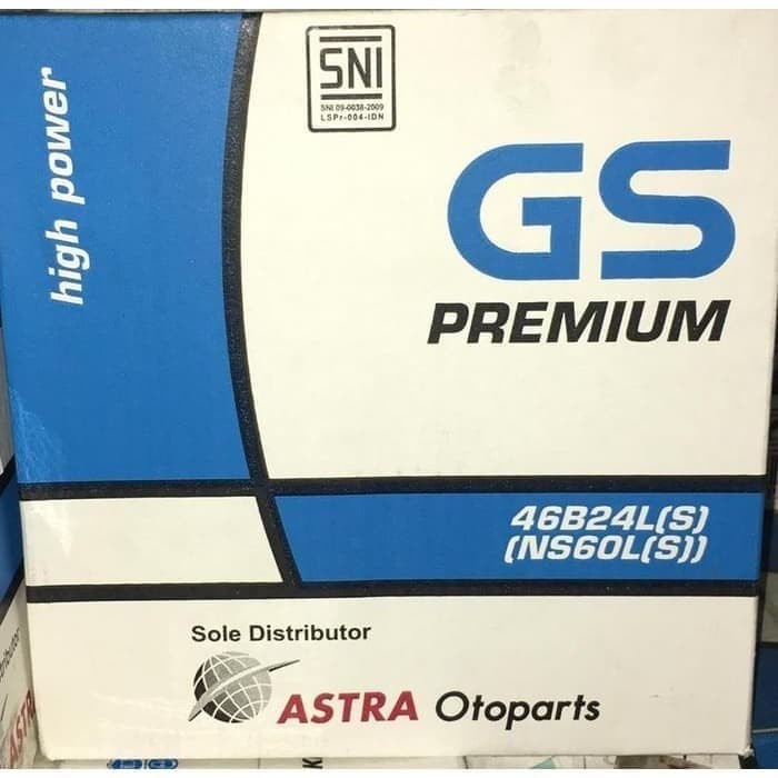 Accu / Aki GS Premium NS60LS star