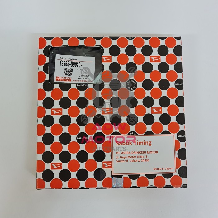 Timing Belt Sabuk Timing Daihatsu Taft GT - Taruna 13568-B9020-000 terbaik