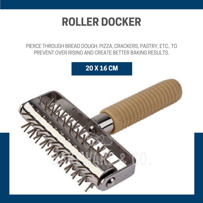 

✅Termurah Stainless Roller Docker Pizza Biscuit Needle Docker Limited