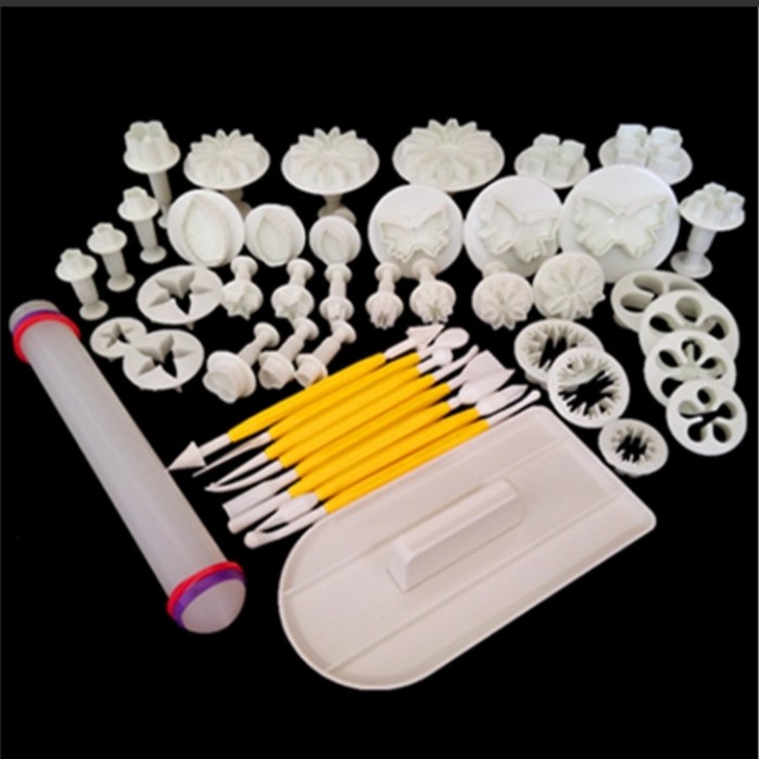 

✅Termurah Cetakan Fondant Plunger Set 46 Pcs / Cake Decorating Limited