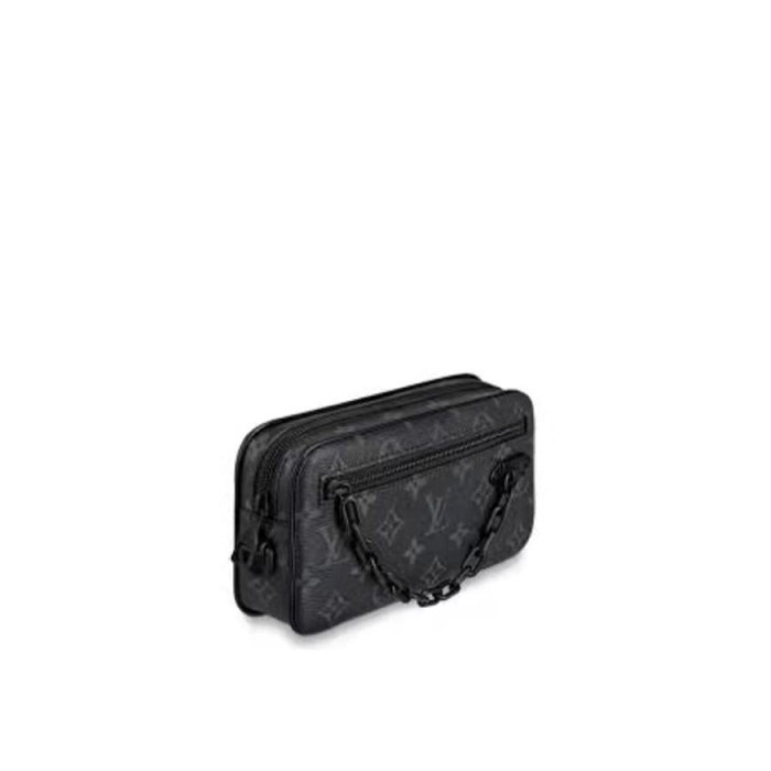 ✨Sale Clutch Bag Tas Tangan Pria Lv2023 Volga Eclipse Miror Berkualitas