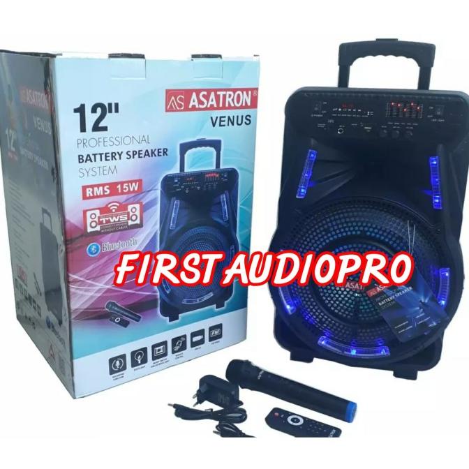 ASATRON Speaker Portable VENUS HT 8880 UKM 12inch