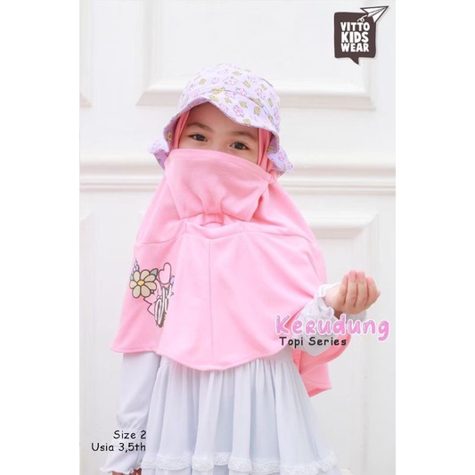 JILBAB ANAK PEREMPUAN JILBAB TOPI
