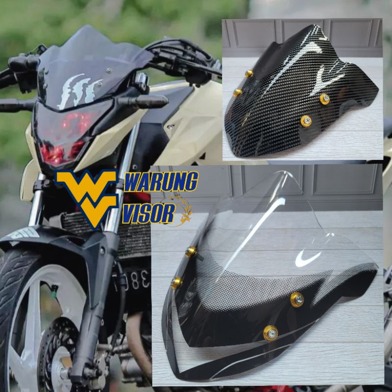 VISOR CARBON CB 150R NEW