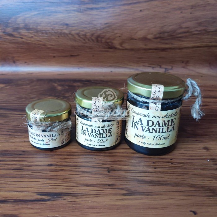 

La Dame in Vanilla paste, pilih varian ukuran