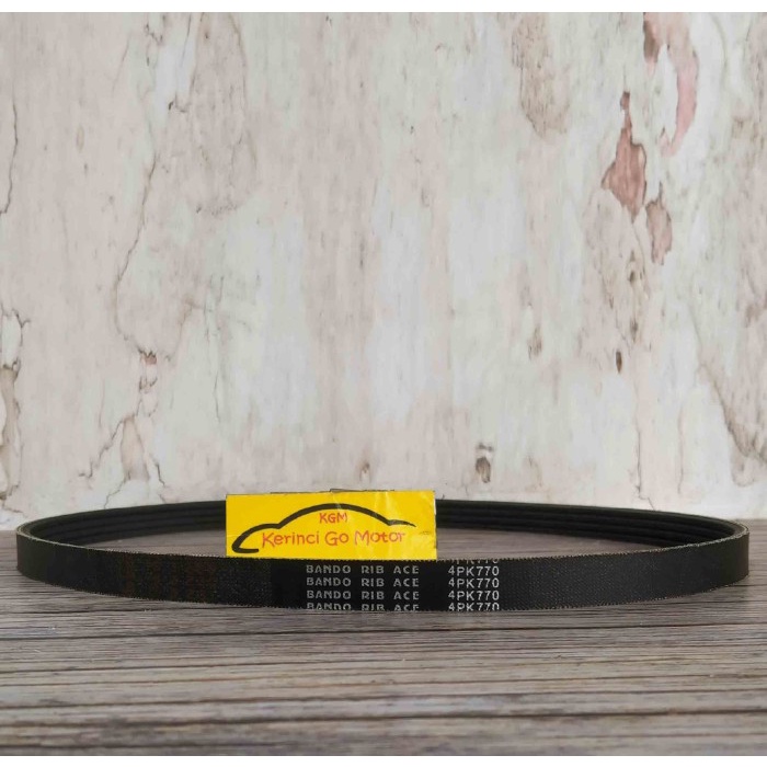 BANDO VAN BELT 4PK 770 RIB BELT TALI KIPAS 4PK-770 FAN BELT ALUR BEST DEAL