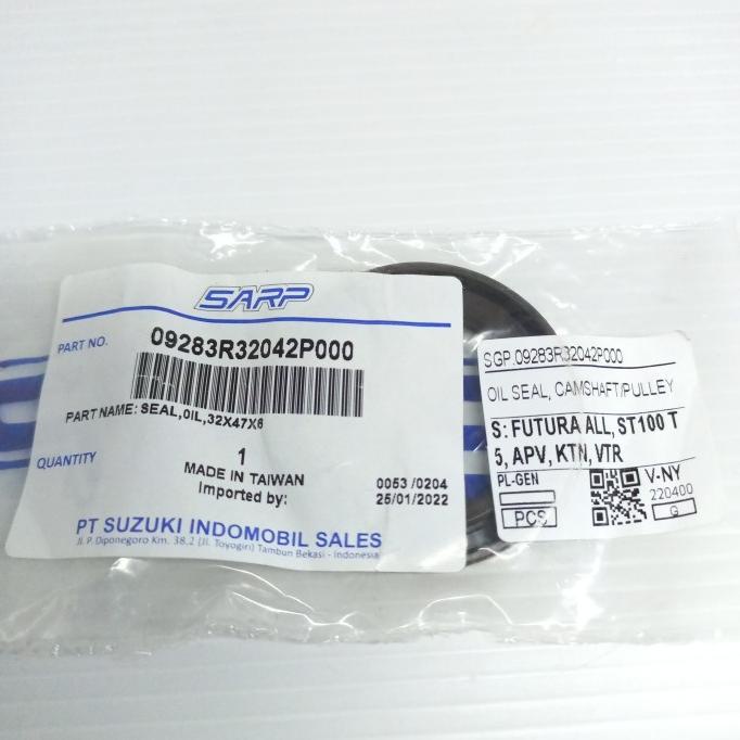 Oil Seal Camshaft FUTURA|ST100 T5|APV|KTN|VTR SUZUKI GENUINE SARP