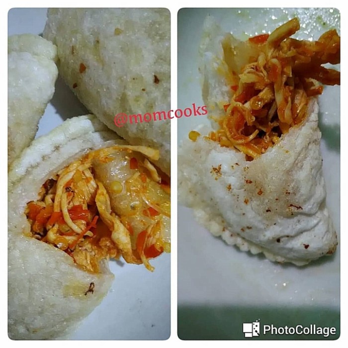 

cireng isi ayam suwir pedas