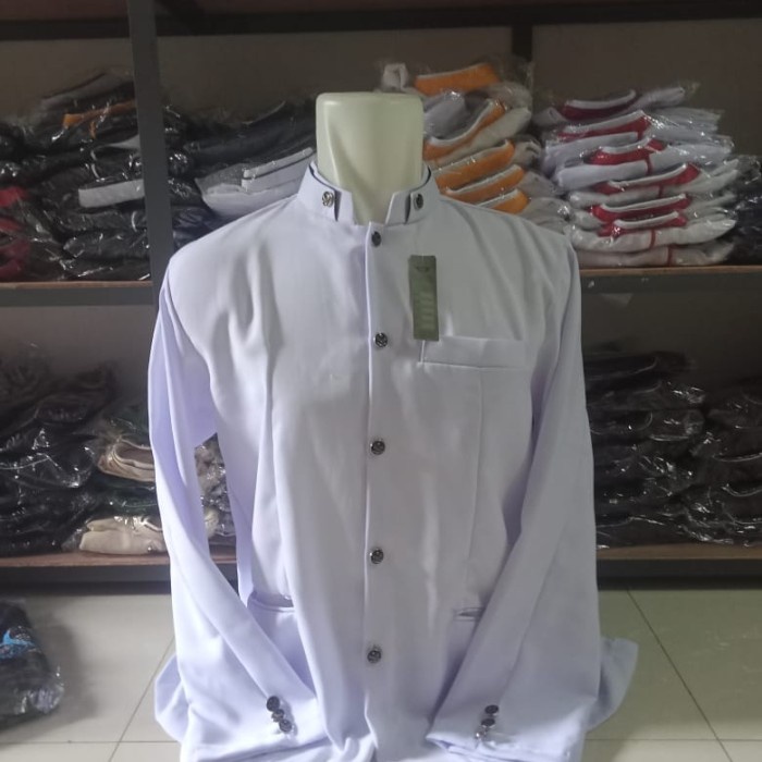 jasko baju koko semi jas putih polos