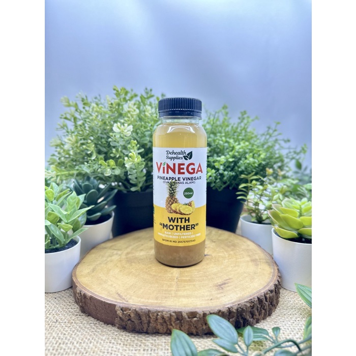 

Vinega Pinneaple Vinegar With Mother / Cuka Buah Nanas Halal