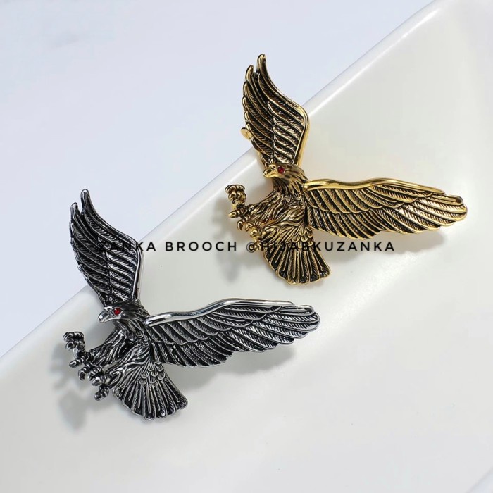 BROS BURUNG GARUDA ELANG EAGLE BROOCH