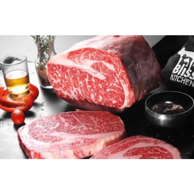 

Top Quality Australian Wagyu Beef Ribeye Steak Mb 9 250Gr Baru Osscasop