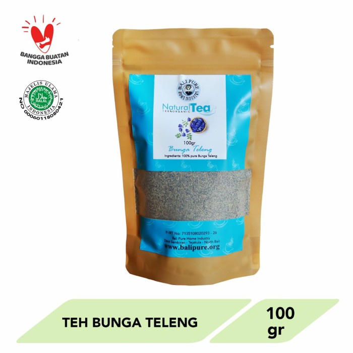 

Teh Bunga Telang kering Bali Pure 100gr organik