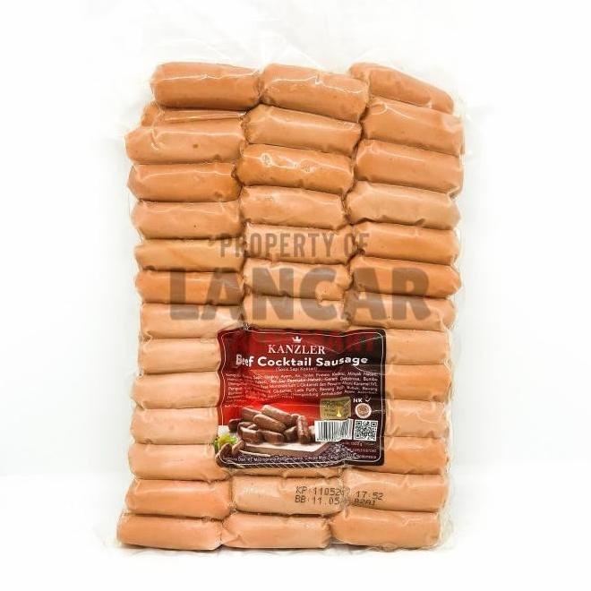 

Baru Kanzler Sosis Beef Cocktail 1Kg (Isi 80Pcs) Good Osscasop