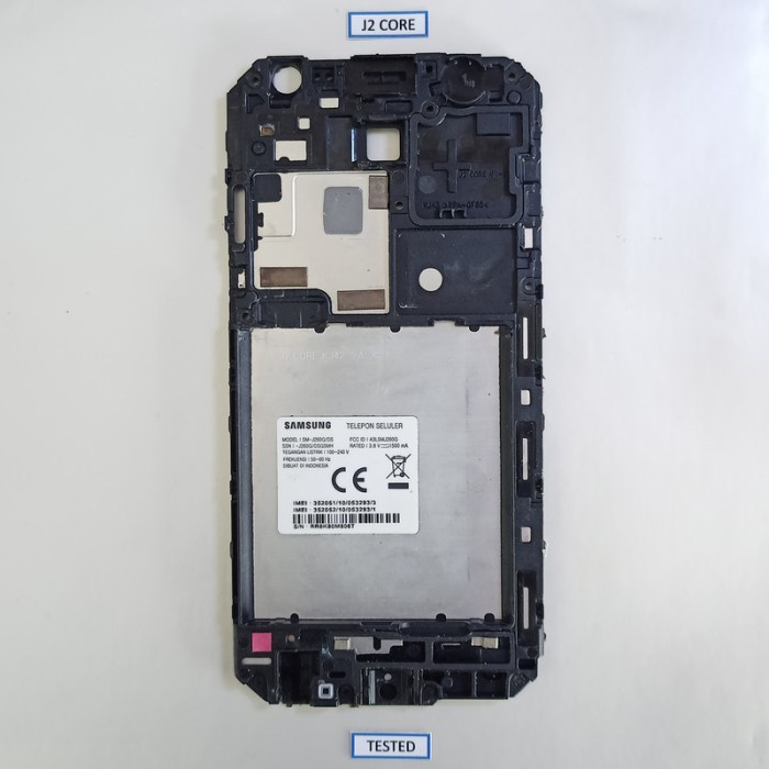 Frame Papan LCD Samsung J2 Core Original Copotan